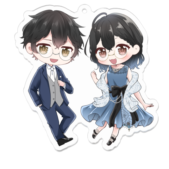 アクリルキーホルダー - 70 x 70 (mm)