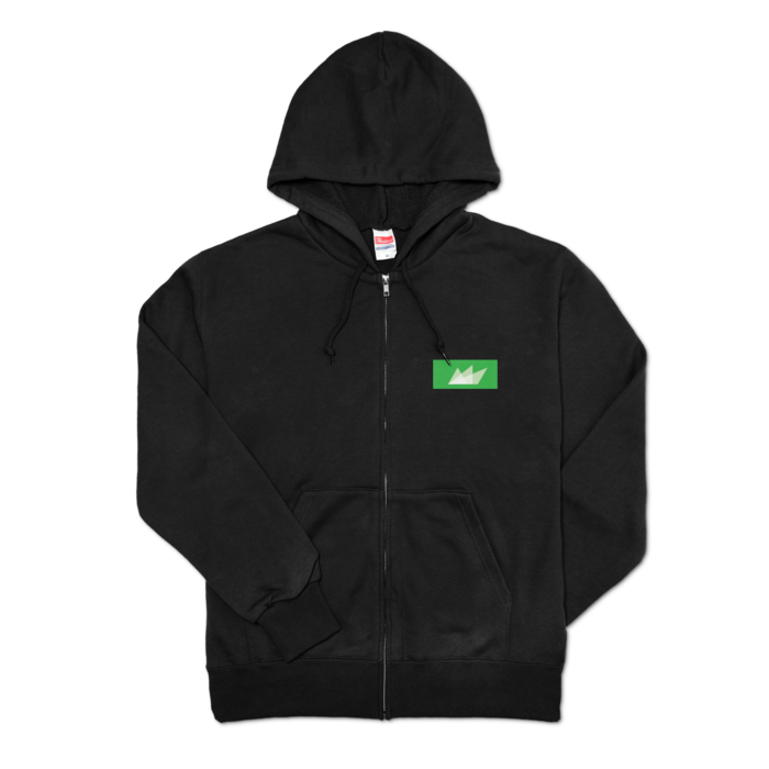 ジップパーカー - M - 左胸