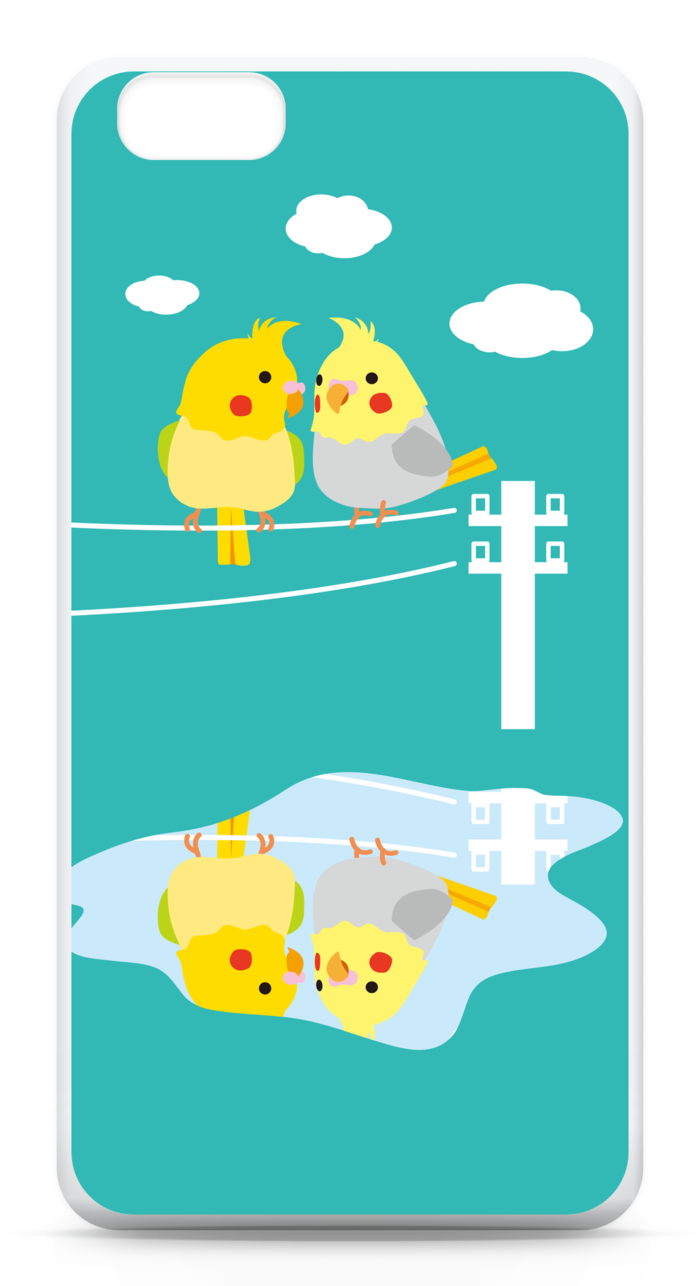 【ブルー】iPhone6 Plusケース