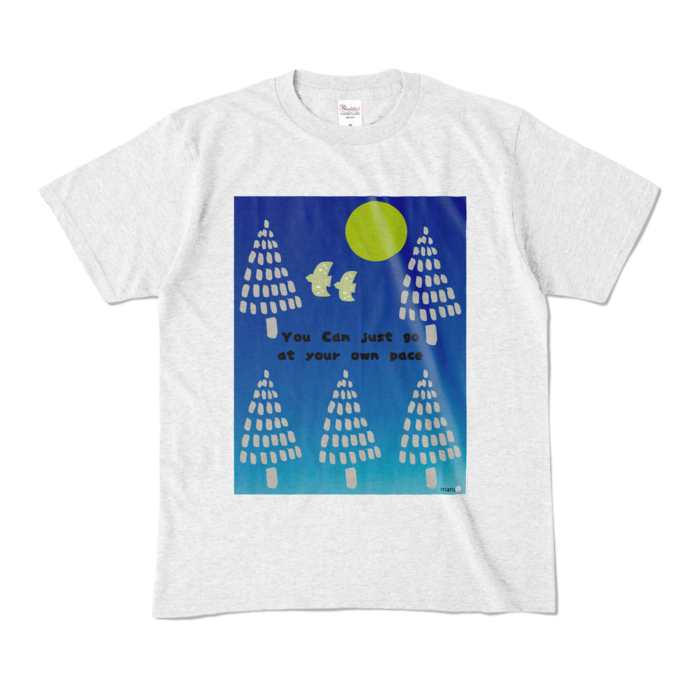 カラーTシャツ - M - アッシュ (淡色)