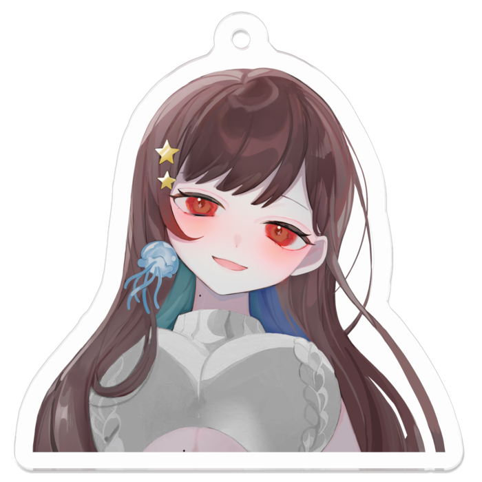 アクリルキーホルダー - 50 x 50 (mm)