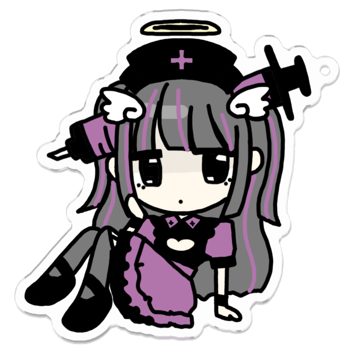 アクリルキーホルダー - 70 x 70 (mm)