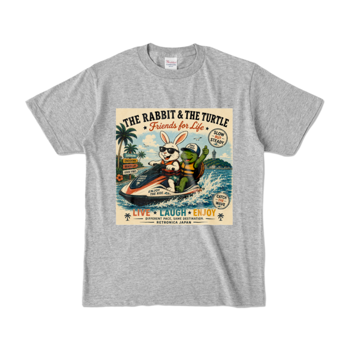 カラーTシャツ - S - 杢グレー (濃色)