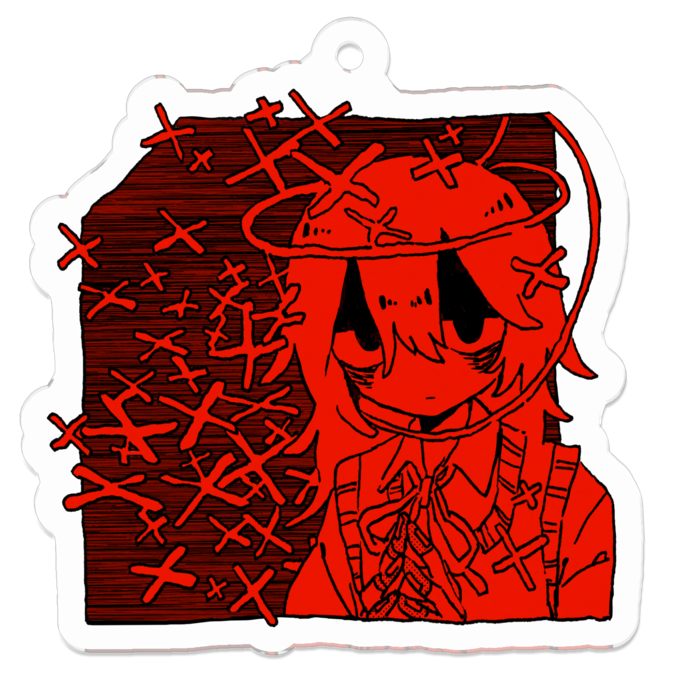 アクリルキーホルダー - 50 x 50 (mm)