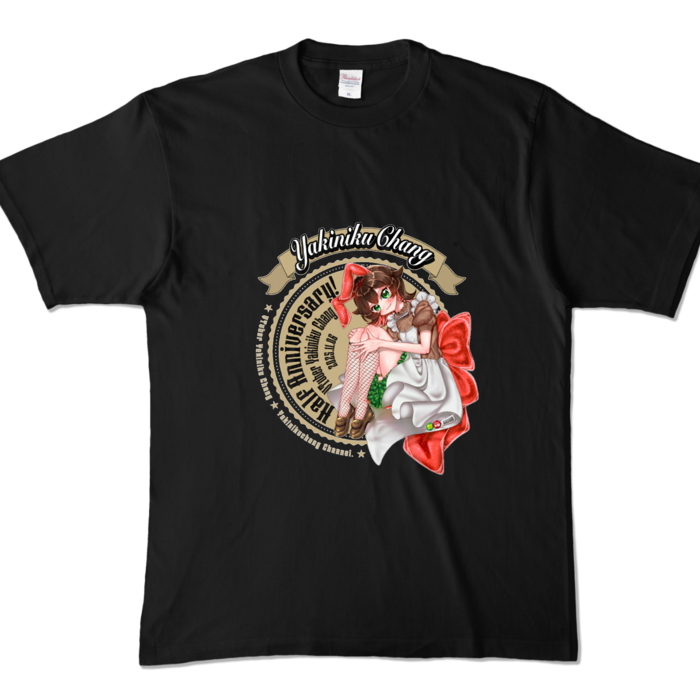 カラーTシャツ - XL - ブラック (濃色)