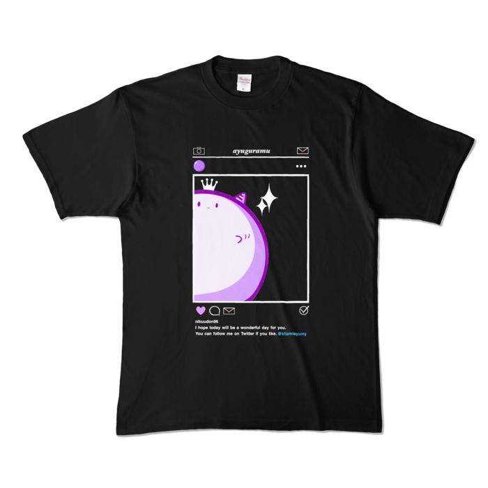 『おにきんぐTシャツ』- XL - ブラック (濃色)