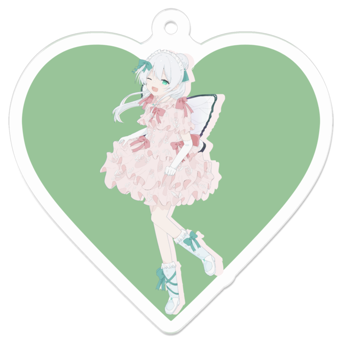 アクリルキーホルダー - 50 x 50 (mm)