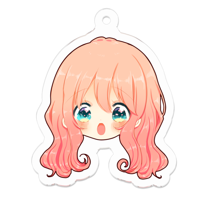 アクリルキーホルダー - 50 x 50 (mm)