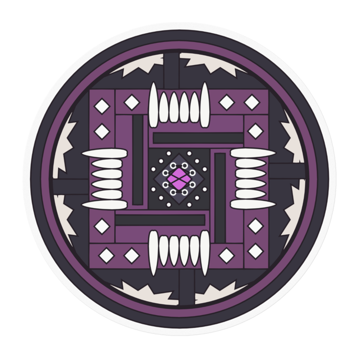 ステッカー - 100 x 100 (mm)
