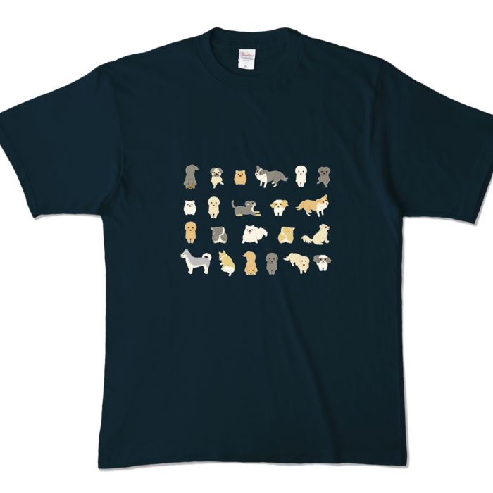 カラーTシャツ　紺　XL