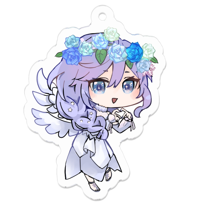 アクリルキーホルダー - 50 x 50 (mm)