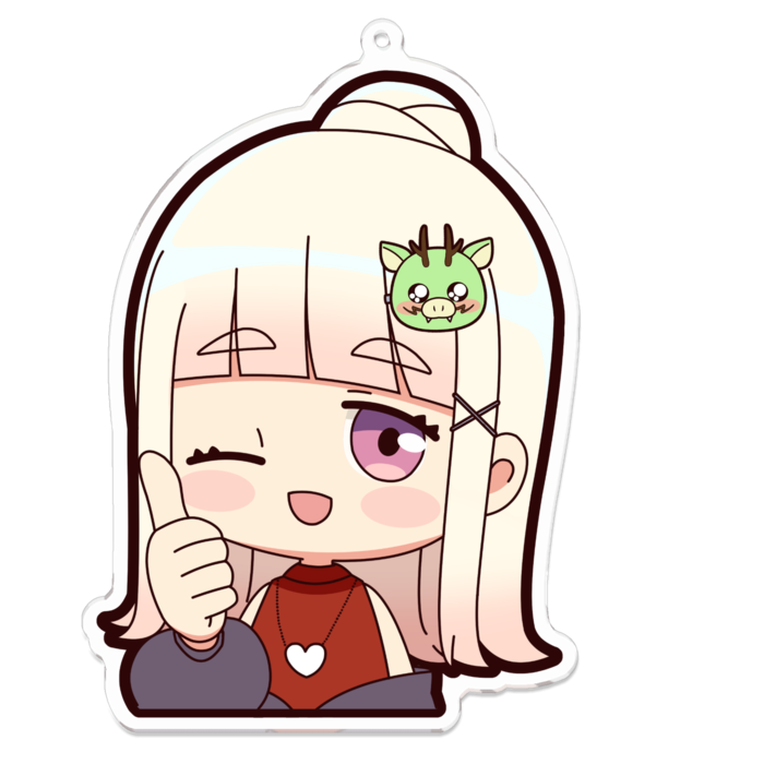 アクリルキーホルダー - 100 x 100 (mm)