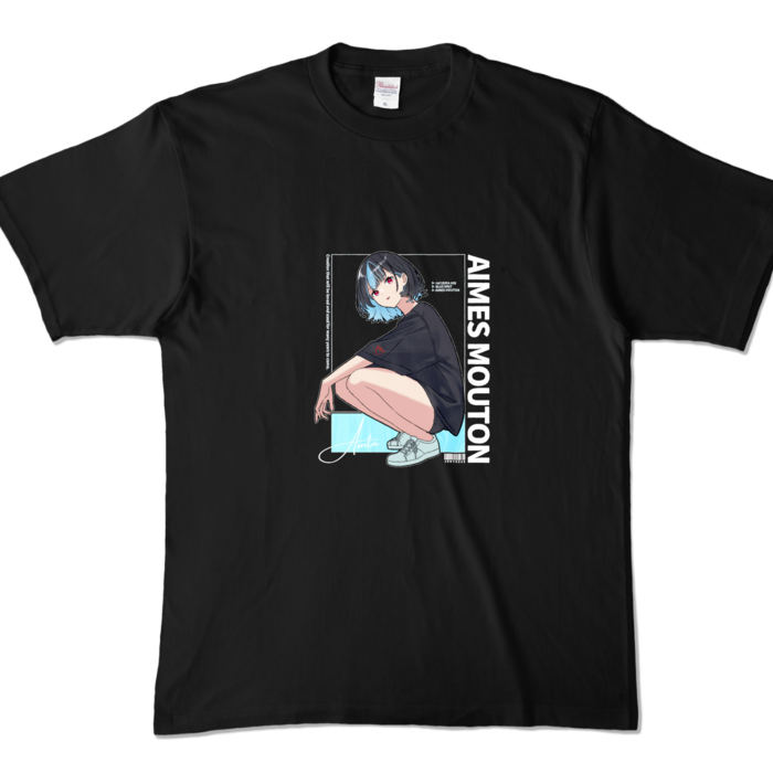 カラーTシャツ - XL - ブラック (濃色)