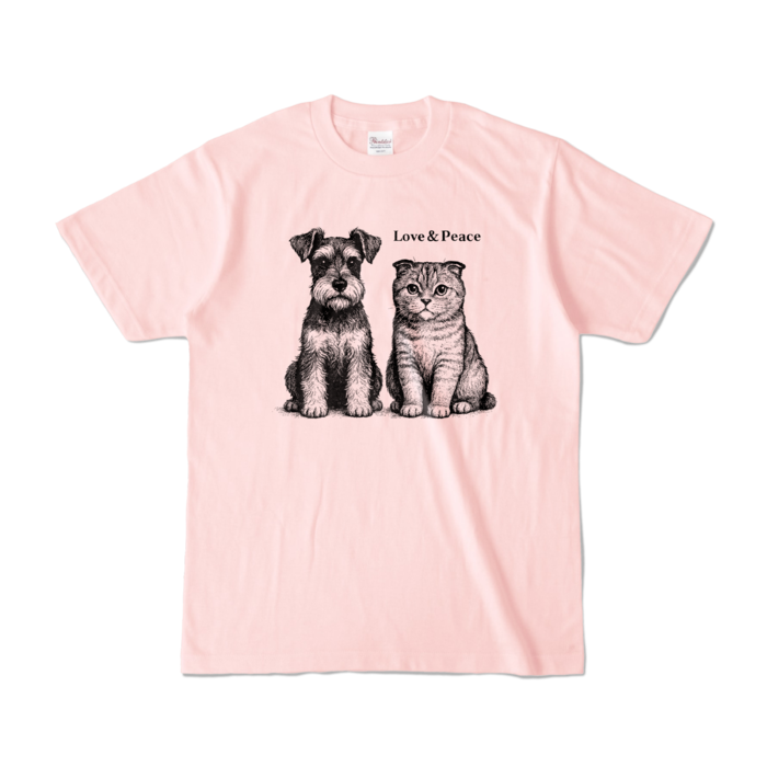 カラーTシャツ - S - ライトピンク (淡色)