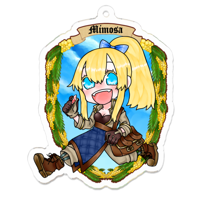 アクリルキーホルダー - 70 x 70 (mm)