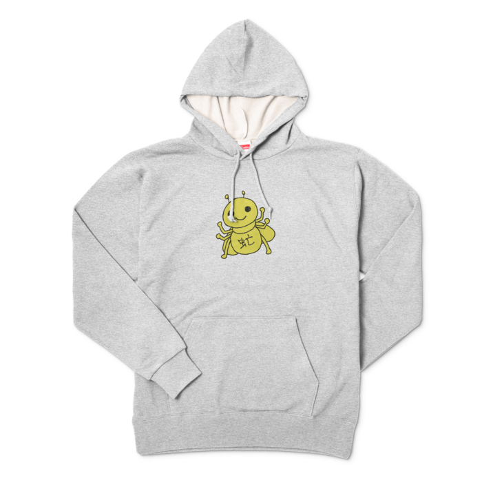 Lサイズの両面虻パーカー