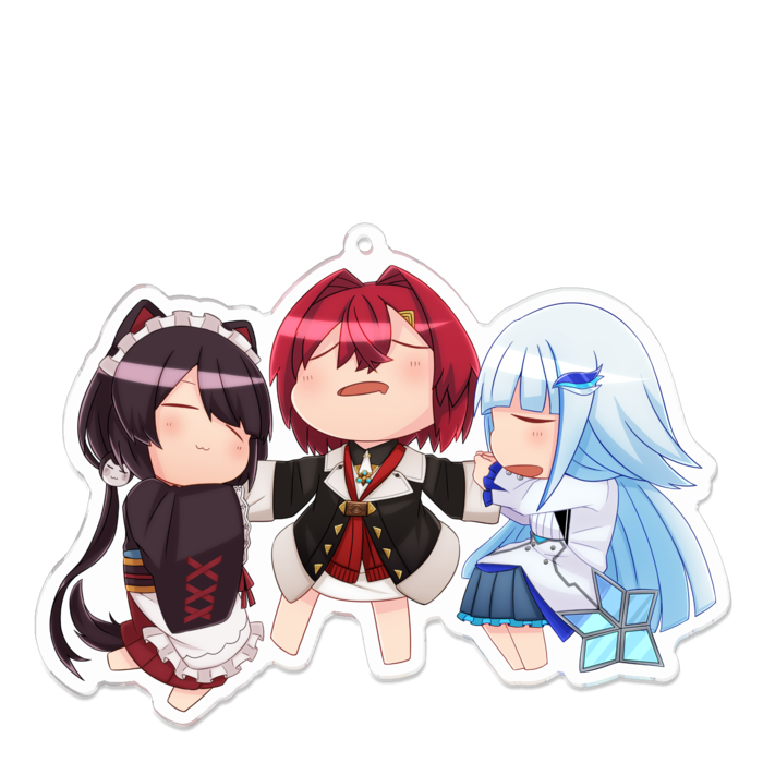 アクリルキーホルダー - 100 x 100 (mm)