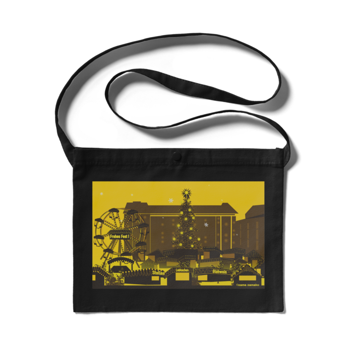 サコッシュ -イエロー- 300 x 230 (mm)(5)