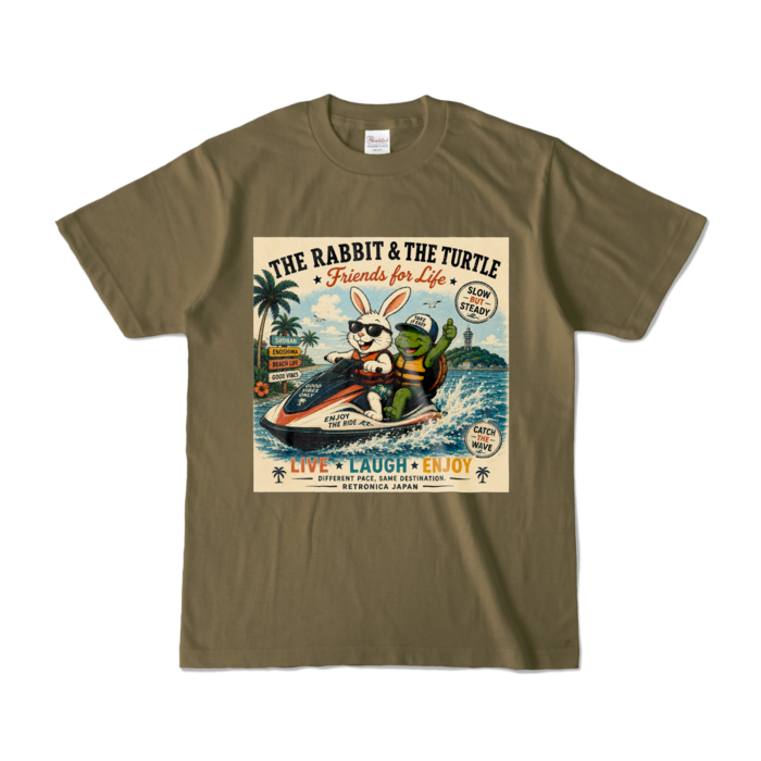カラーTシャツ - S - オリーブ (濃色)