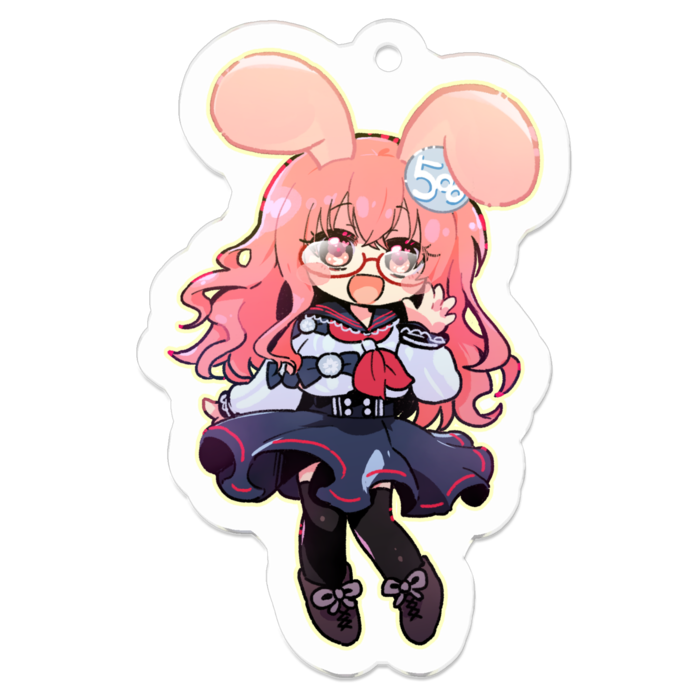 アクリルキーホルダー - 50 x 50 (mm)