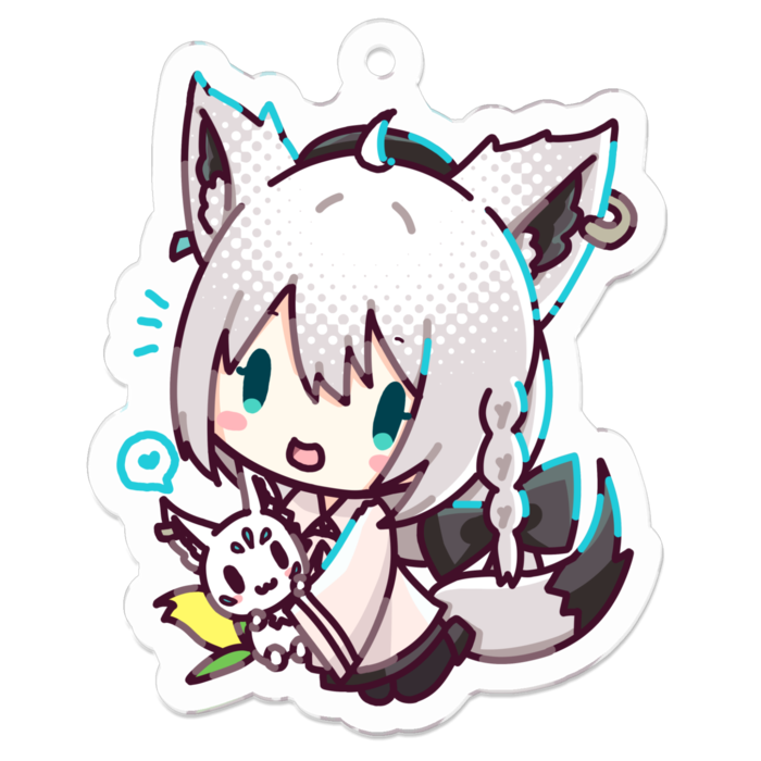 アクリルキーホルダー - 50 x 50 (mm)