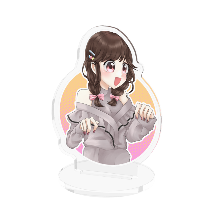 莉楽 - 70x70mm