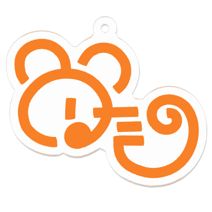 アクリルキーホルダー（コーティング） - 50 x 50 (mm)