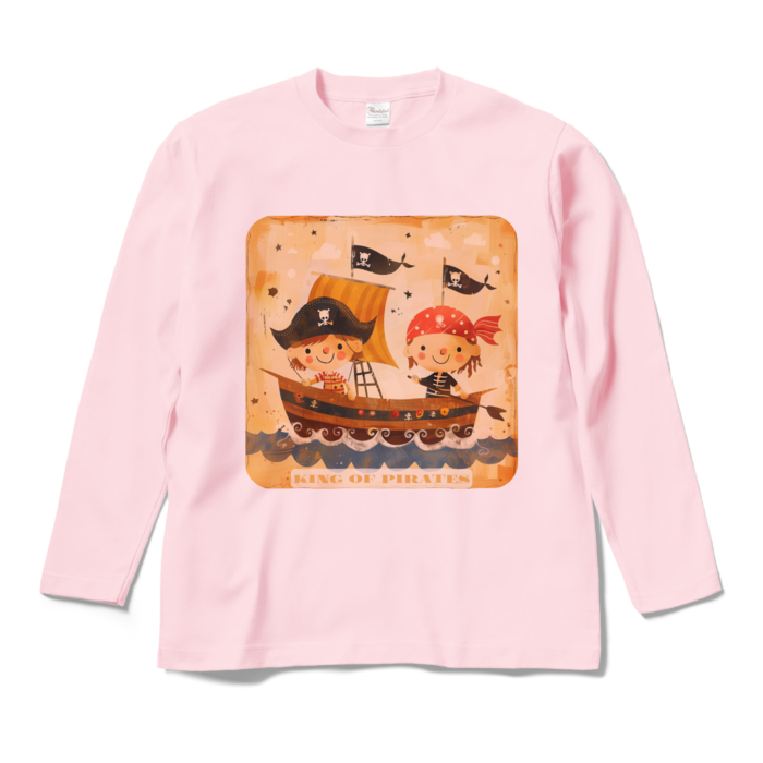 ロングスリーブTシャツ - M - ライトピンク