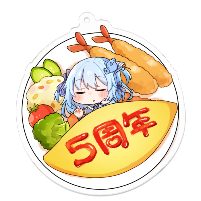 アクリルキーホルダー - 70 x 70 (mm)
