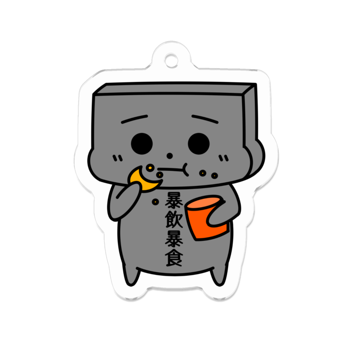 アクリルキーホルダー - 50 x 50 (mm)