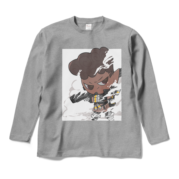 ロングスリーブTシャツ - M - 杢グレー