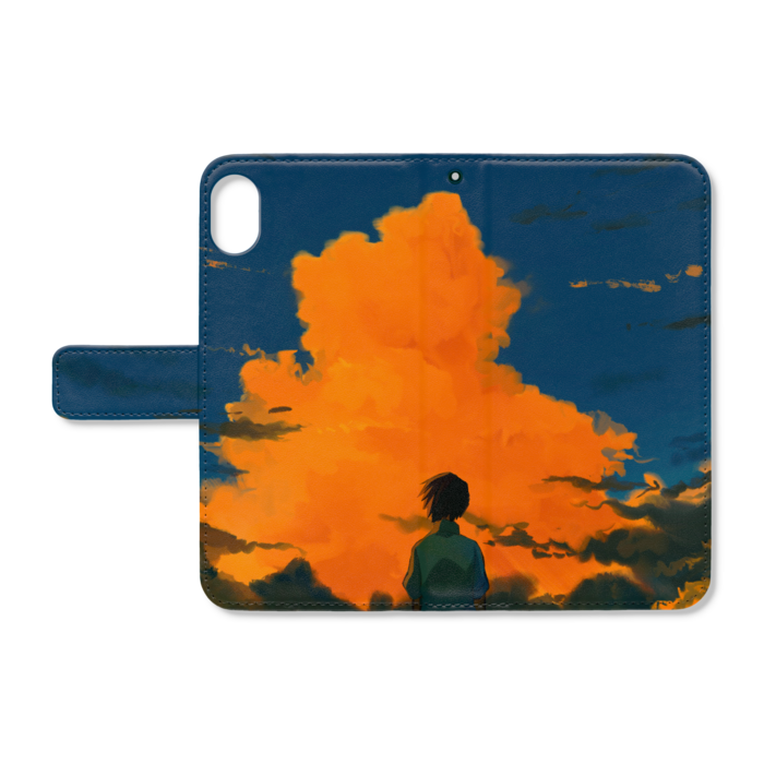 手帳型iPhoneケース - iPhone XR - ストラップ穴 あり