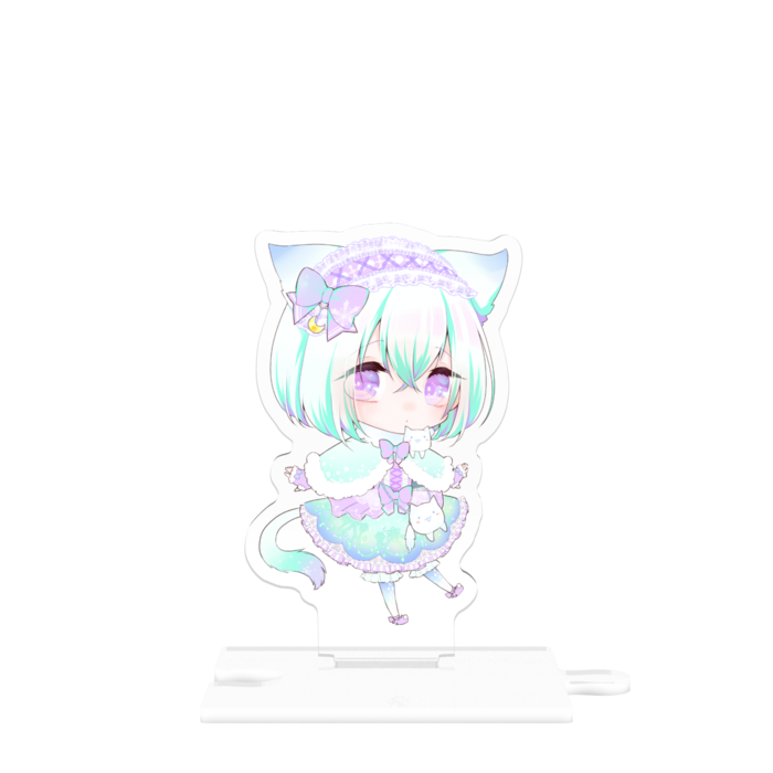 雪色の猫 つながるアクスタ - 80mm