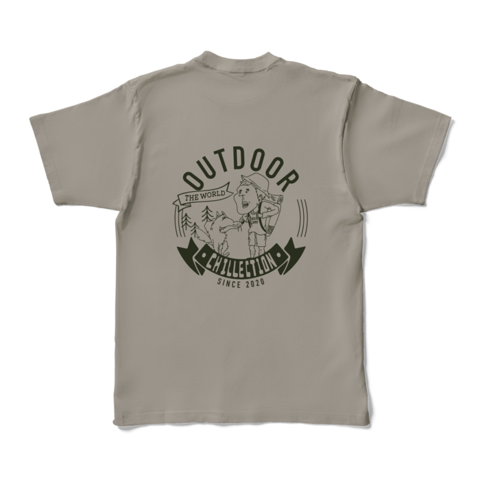 カラーTシャツ - XL - シルバーグレー (淡色)