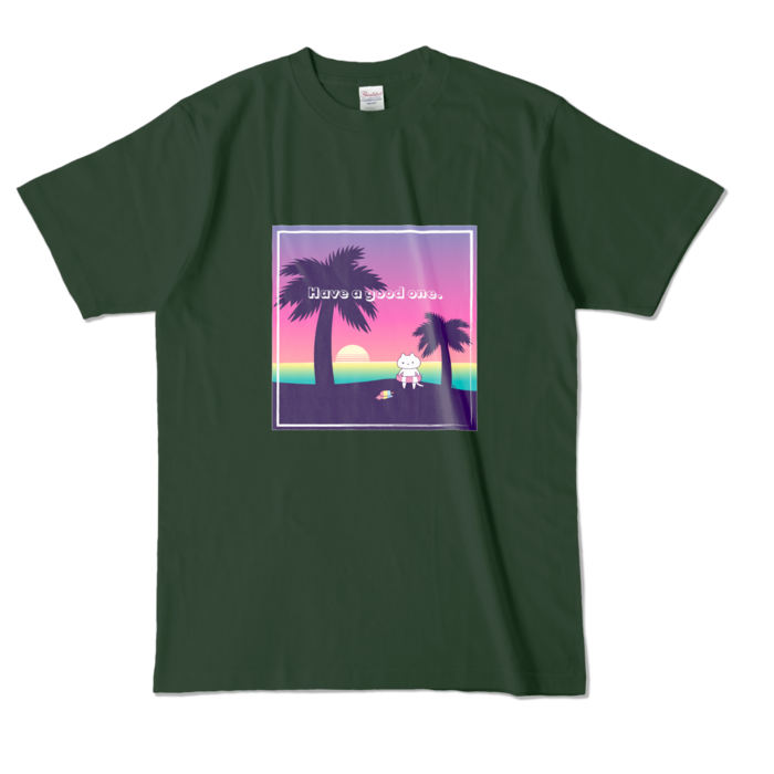 カラーTシャツ - L - フォレスト (濃色)