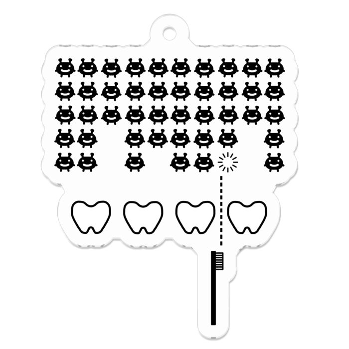 アクリルキーホルダー - 50 x 50 (mm)