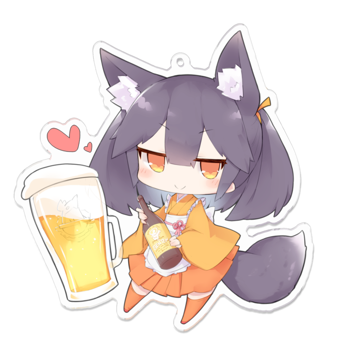 リン アクリルキーホルダー - 100 x 100 (mm)