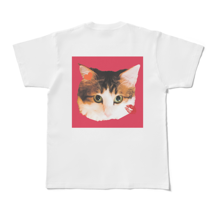 Tシャツ - M - 背面-ピンク