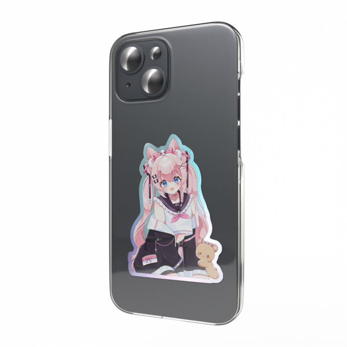 オーロラスマホステッカー - 縦