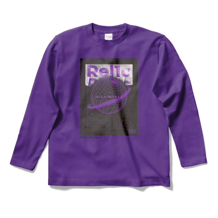 Rel1cStyle ロングスリーブTシャツ S - Rel1c (Purple)