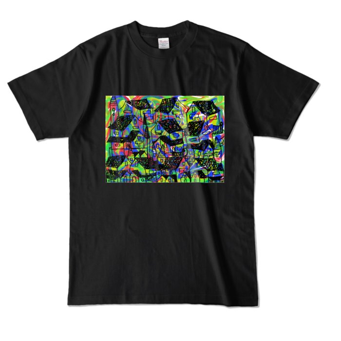 カラーTシャツ - L - ブラック (濃色)
