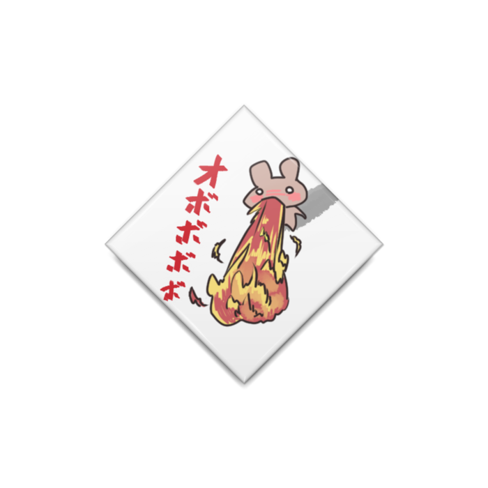 缶バッジ - ひし形40mm