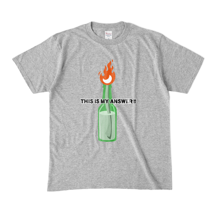 カラーTシャツ(濃色) - M - グレー