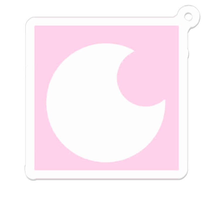 アクリルキーホルダー - 50 x 50 (mm)