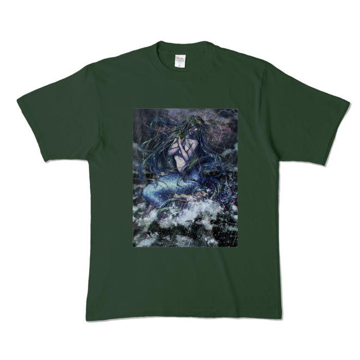 カラーTシャツ - XL - フォレスト (濃色)