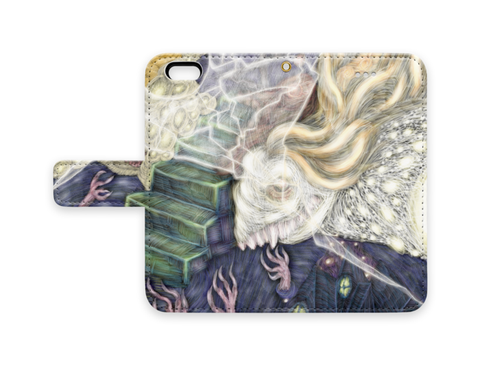 手帳型iPhoneケース - iPhone 6 / 6s - ストラップ穴 あり