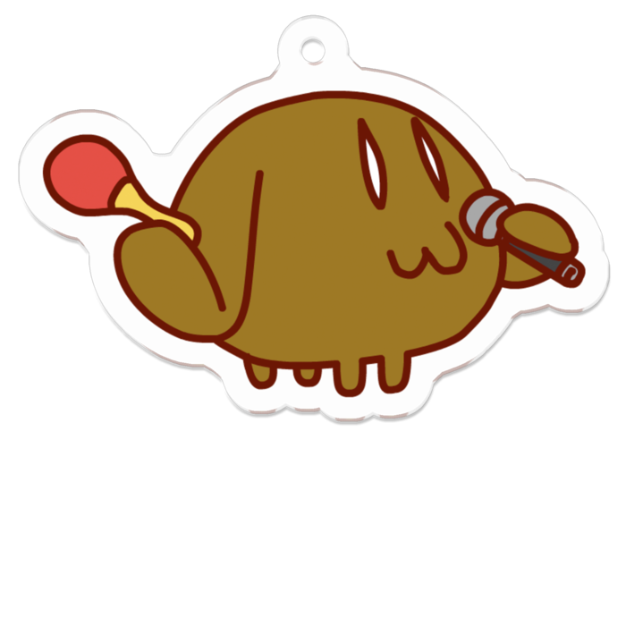 アクリルキーホルダー - 50 x 50 (mm)