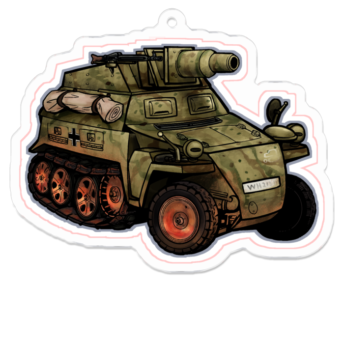 アクリルキーホルダー - 70 x 70 (mm)