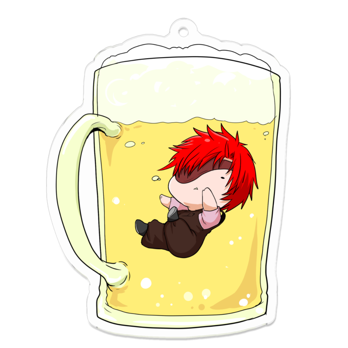 アクリルキーホルダー - 70 x 70 (mm)