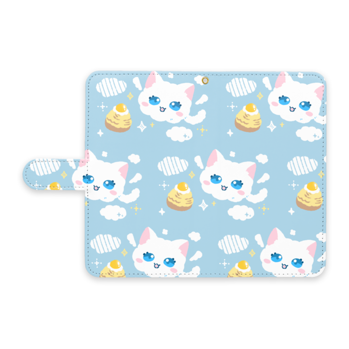 手帳型Androidケース - L - ストラップ穴 あり